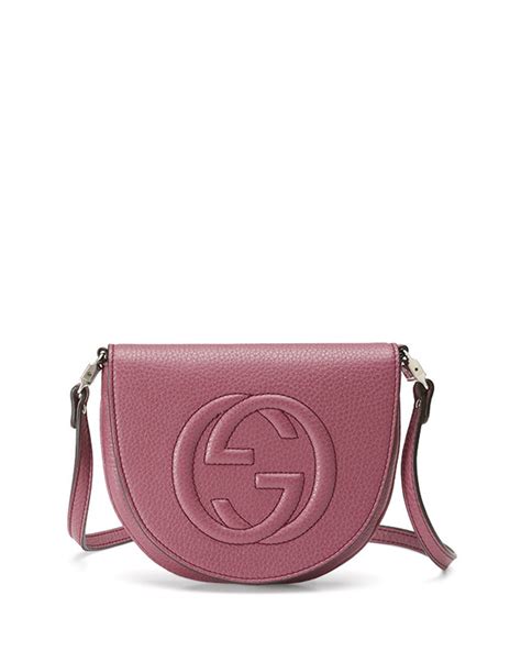 gucci logo stitched messenger bag|gucci messenger bag for women.